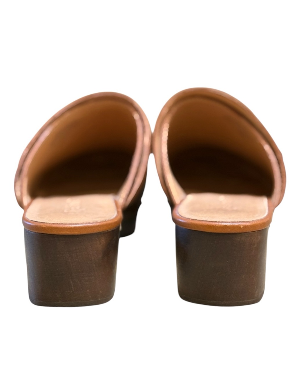 Madewell Leather Clogs – English Saddle (Size 7) - Picture 7 of 9